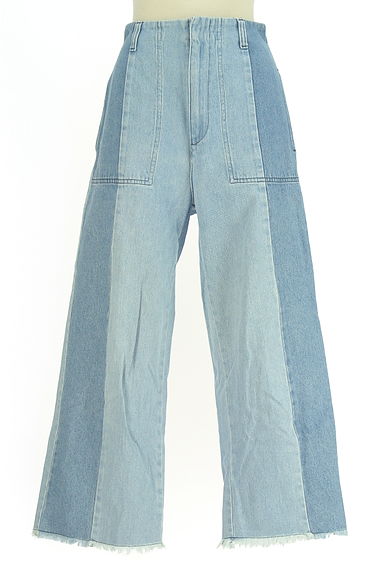 mystic（ミスティック）の古着「配色ワイドデニム（デニムパンツ）」大画像１へ