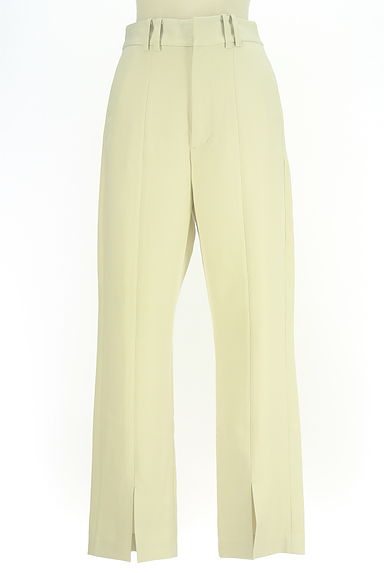 NANO universe（ナノユニバース）の古着「スリットストレートパンツ（パンツ）」大画像１へ