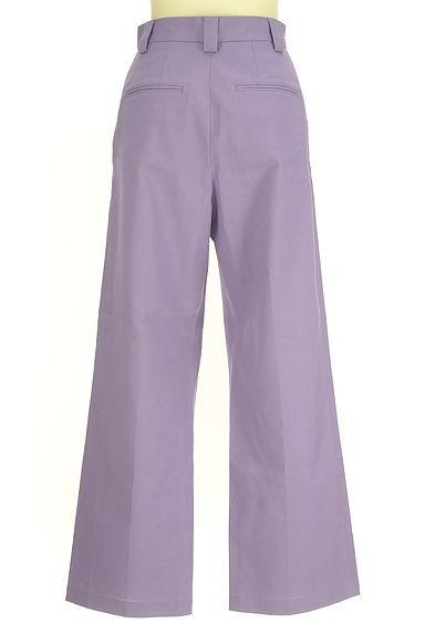 green label relaxing（グリーンレーベル リラクシング）の古着「カラーワイドパンツ（パンツ）」大画像２へ