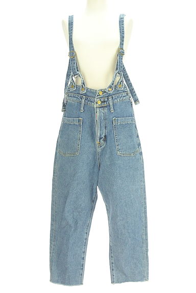 Spick and Span（スピック＆スパン）の古着「テーパードデニムサロペットパンツ（オーバーオール・サロペット）」大画像１へ