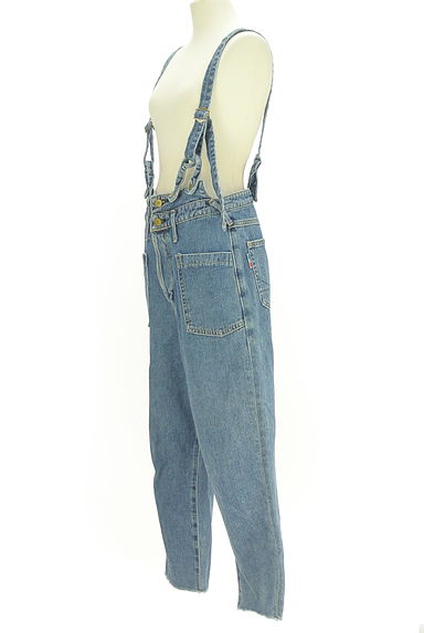 Spick and Span（スピック＆スパン）の古着「テーパードデニムサロペットパンツ（オーバーオール・サロペット）」大画像３へ