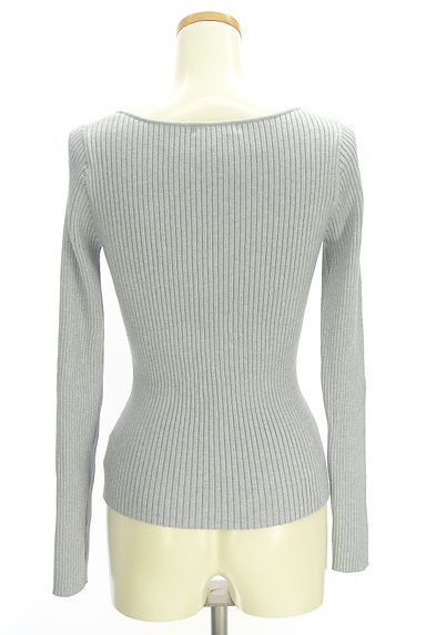 NATURAL BEAUTY BASIC（ナチュラルビューティベーシック）の古着「ラメリブニット（ニット）」大画像２へ