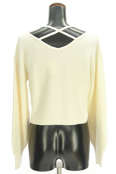 PROPORTION BODY DRESSING（プロポーションボディドレッシング）の古着「バッククロスラメニット（ニット）」大画像２へ