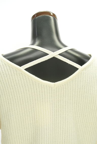 PROPORTION BODY DRESSING（プロポーションボディドレッシング）の古着「バッククロスラメニット（ニット）」大画像４へ