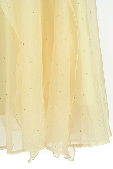 JUSGLITTY（ジャスグリッティー）の古着「ドット柄フリルロングスカート（ロングスカート・マキシスカート）」大画像５へ