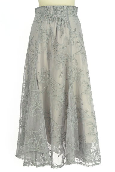 Apuweiser riche（アプワイザーリッシェ）の古着「花柄チュールロングスカート（ロングスカート・マキシスカート）」大画像２へ