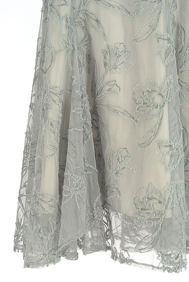 Apuweiser riche（アプワイザーリッシェ）の古着「花柄チュールロングスカート（ロングスカート・マキシスカート）」大画像５へ