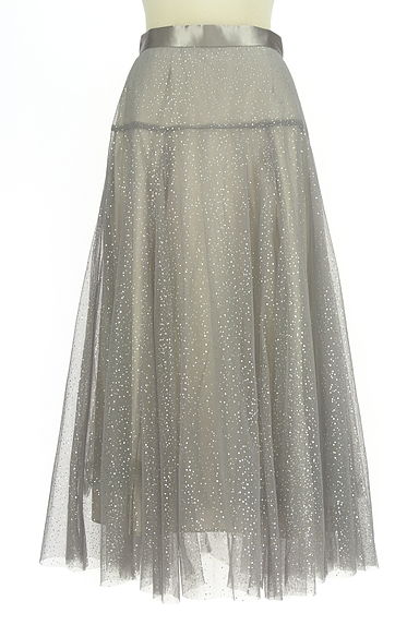 Apuweiser riche（アプワイザーリッシェ）の古着「ドット柄チュールロングスカート（ロングスカート・マキシスカート）」大画像１へ