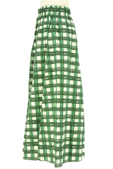 Mila Owen（ミラオーウェン）の古着「チェック柄ロングフレアスカート（ロングスカート・マキシスカート）」大画像３へ