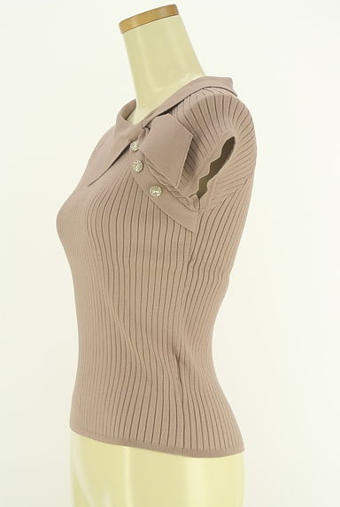 LAISSE PASSE（レッセパッセ）の古着「ロールカラーラグランリブニット（ニット）」大画像３へ