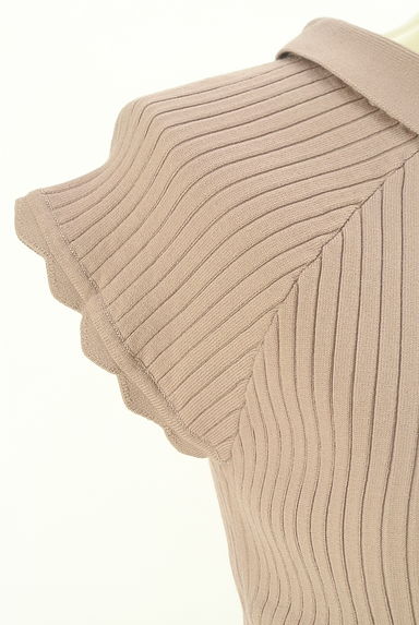 LAISSE PASSE（レッセパッセ）の古着「ロールカラーラグランリブニット（ニット）」大画像５へ