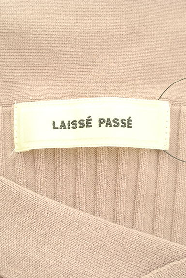LAISSE PASSE（レッセパッセ）の古着「ロールカラーラグランリブニット（ニット）」大画像６へ