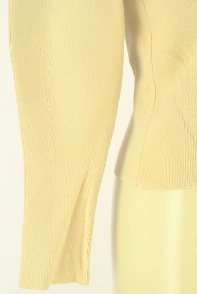 LAISSE PASSE（レッセパッセ）の古着「花刺しゅう入りパフスリリブニットトップス（ニット）」大画像５へ