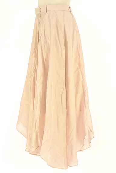 LAISSE PASSE（レッセパッセ）の古着「ラップスカート風シアーロングスカート（ロングスカート・マキシスカート）」大画像３へ