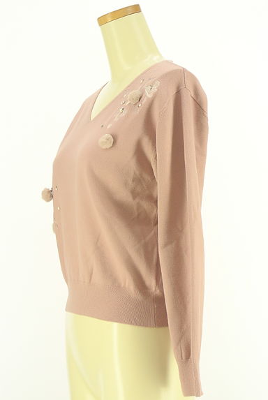 LAISSE PASSE（レッセパッセ）の古着「花刺繍入りVネックニット（ニット）」大画像３へ