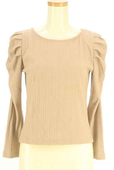 WILLSELECTION（ウィルセレクション）の古着「パワーショルダーリブトップス（カットソー・プルオーバー）」大画像１へ