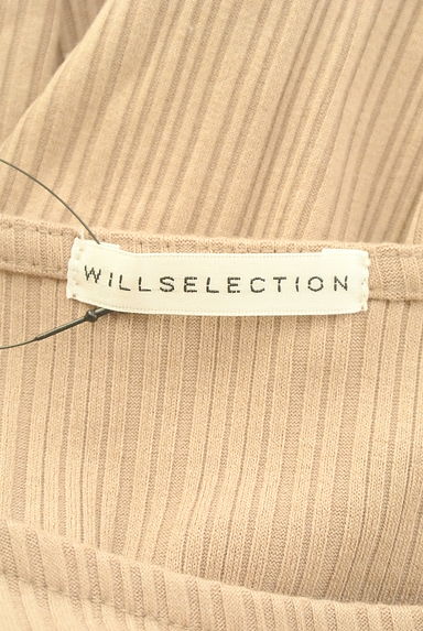 WILLSELECTION（ウィルセレクション）の古着「パワーショルダーリブトップス（カットソー・プルオーバー）」大画像６へ