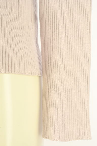 LAISSE PASSE（レッセパッセ）の古着「レースリブニットトップス（ニット）」大画像５へ