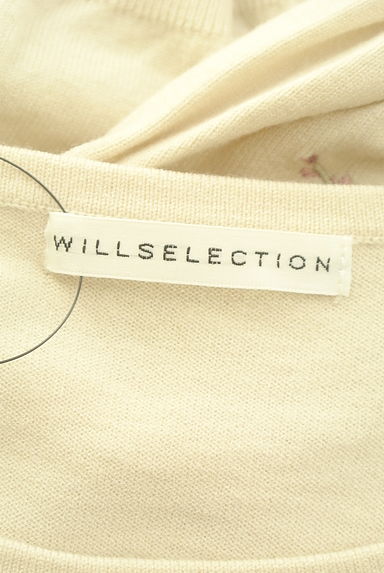WILLSELECTION（ウィルセレクション）の古着「花柄刺繍入りニットトップス（ニット）」大画像６へ