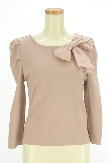 WILLSELECTION（ウィルセレクション）の古着「ビッグリボン付きパワショルカットソー（カットソー・プルオーバー）」大画像１へ