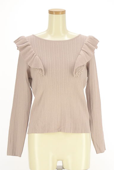 WILLSELECTION（ウィルセレクション）の古着「フリルリブニット（ニット）」大画像１へ