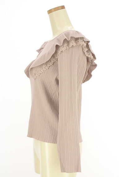 WILLSELECTION（ウィルセレクション）の古着「フリルリブニット（ニット）」大画像３へ