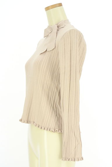 WILLSELECTION（ウィルセレクション）の古着「リボン付きハイネックリブニット（ニット）」大画像３へ