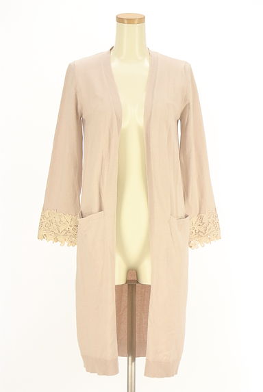 MISCH MASCH（ミッシュマッシュ）の古着「刺繍レーススリーブニットカーディガン（カーディガン・ボレロ）」大画像１へ