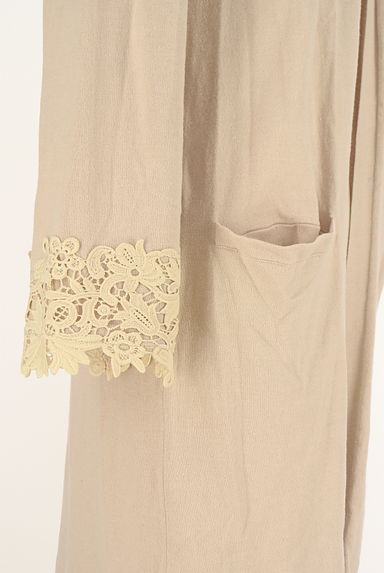 MISCH MASCH（ミッシュマッシュ）の古着「刺繍レーススリーブニットカーディガン（カーディガン・ボレロ）」大画像４へ