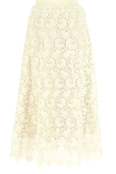 Maglie le cassetto（マーリエ ル カセット）の古着「刺繍レースロングフレアスカート（ロングスカート・マキシスカート）」大画像１へ