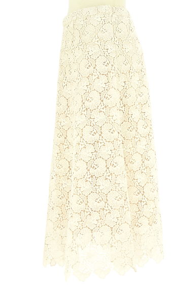 Maglie le cassetto（マーリエ ル カセット）の古着「刺繍レースロングフレアスカート（ロングスカート・マキシスカート）」大画像３へ