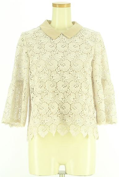Maglie le cassetto（マーリエ ル カセット）の古着「9分袖総レースカットソー（ブラウス）」大画像１へ