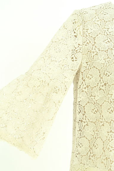 Maglie le cassetto（マーリエ ル カセット）の古着「9分袖総レースカットソー（ブラウス）」大画像５へ