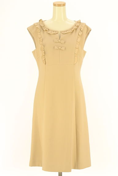 Rene（ルネ）の古着「膝丈フリルフレアワンピース（ワンピース・チュニック）」大画像１へ