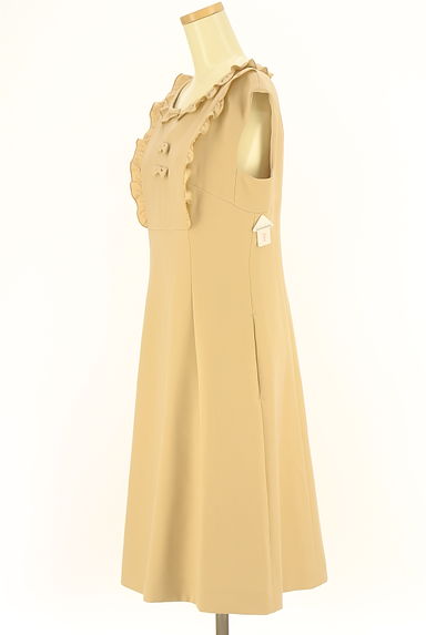 Rene（ルネ）の古着「膝丈フリルフレアワンピース（ワンピース・チュニック）」大画像３へ