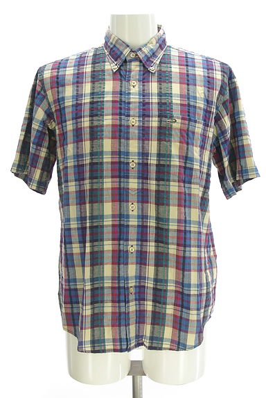 Crocodile（クロコダイル）の古着「綿麻チェックシャツ（カジュアルシャツ）」大画像１へ