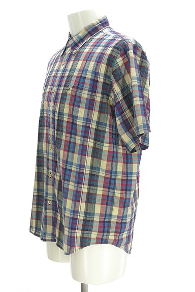 Crocodile（クロコダイル）の古着「綿麻チェックシャツ（カジュアルシャツ）」大画像３へ