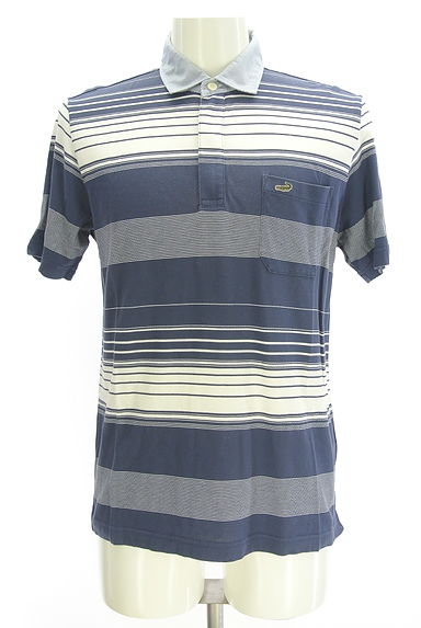 Crocodile（クロコダイル）の古着「マルチボーダーポロシャツ（ポロシャツ）」大画像１へ