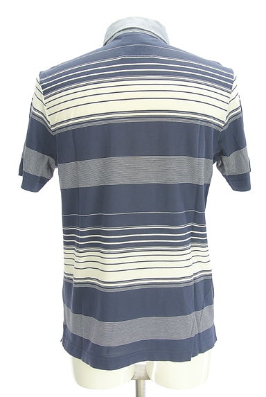 Crocodile（クロコダイル）の古着「マルチボーダーポロシャツ（ポロシャツ）」大画像２へ