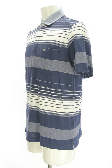 Crocodile（クロコダイル）の古着「マルチボーダーポロシャツ（ポロシャツ）」大画像３へ