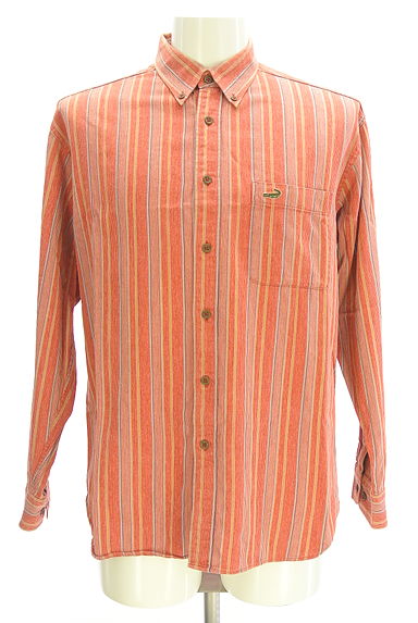 Crocodile（クロコダイル）の古着「ワンポイントストライプシャツ（カジュアルシャツ）」大画像１へ