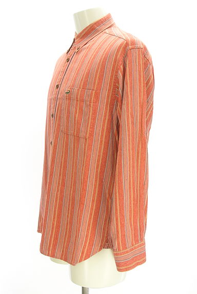 Crocodile（クロコダイル）の古着「ワンポイントストライプシャツ（カジュアルシャツ）」大画像３へ