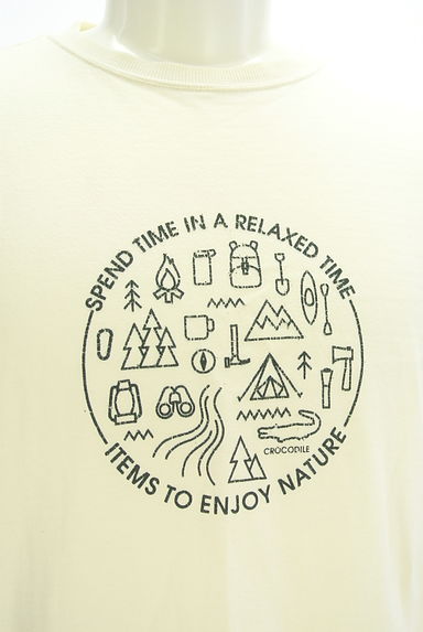 Crocodile（クロコダイル）の古着「フロッキープリントTシャツ（Ｔシャツ）」大画像４へ