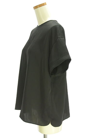 Mila Owen（ミラオーウェン）の古着「ロールアップサテンカットソー（カットソー・プルオーバー）」大画像３へ