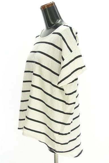 Ungrid（アングリッド）の古着「オーバーサイズボーダーカットソー（カットソー・プルオーバー）」大画像３へ