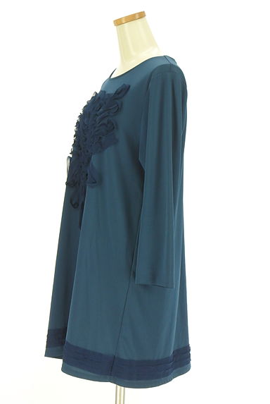 HIROKO BIS（ヒロコビス）の古着「チュールテープフリルフレアチュニック（カットソー・プルオーバー）」大画像３へ