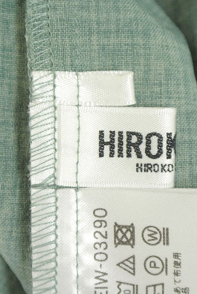 HIROKO BIS（ヒロコビス）の古着「ノーカラーシャツワンピース（ワンピース・チュニック）」大画像６へ