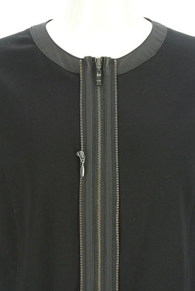 HIROKO BIS（ヒロコビス）の古着「異素材切替ジップアップジャンスカ（ワンピース・チュニック）」大画像４へ