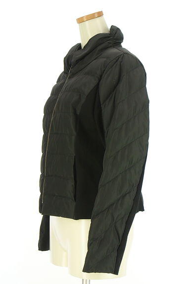 HIROKO BIS（ヒロコビス）の古着「異素材切替中綿ショートコート（ブルゾン・スタジャン）」大画像３へ