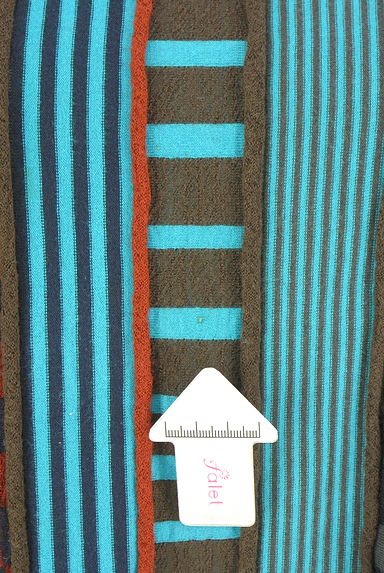 KEIKO KISHI（ケイコキシ）の古着「柄ミックスモックネックワンピース（ワンピース・チュニック）」大画像５へ